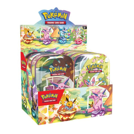 Display Mini Latas Prismatic Evolutions - Inglés 🇬🇧