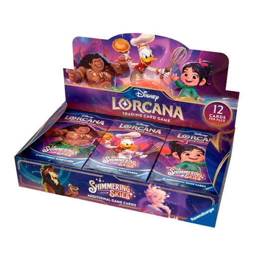 Disney Lorcana: Caja Shimmering Skies - Inglés 🇬🇧